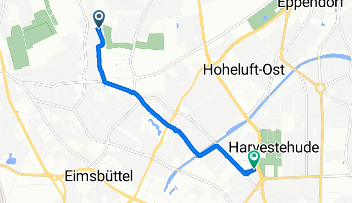 Repgowstieg 1, Hamburg nach Grindelberg 13, Hamburg