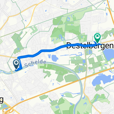 Nijverheidskaai 3C, Gent naar Dendermondesteenweg 523, Destelbergen