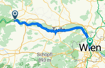 Route in der Bikemap App öffnen