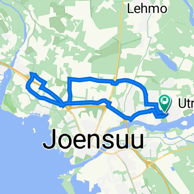 От Ranta-Mutalantie 87, Joensuu до Latolankatu 7, Joensuu