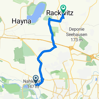 Georg-Schumann-Straße 287, Leipzig nach Werkstättenweg 1, Rackwitz