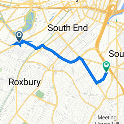 541–575 Huntington Ave, Boston to 14 Allstate Rd, Boston