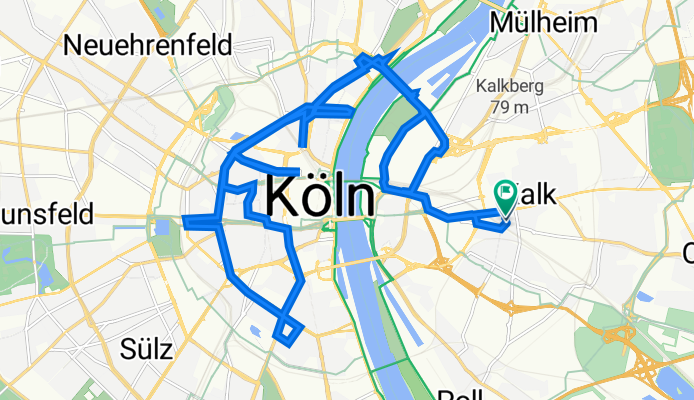Trimbornstraße 21, Köln nach Trimbornstraße 18, Köln