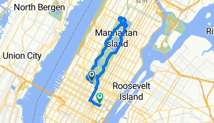 Central Park S/6 Av, New York to 3 Av/E 49 St, New York
