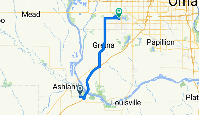 28210 W Park Hwy, Ashland to 4140 S 174th St, Omaha