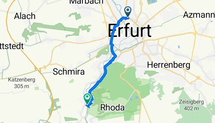 Magdeburger Allee, Erfurt nach Uferstraße, Erfurt