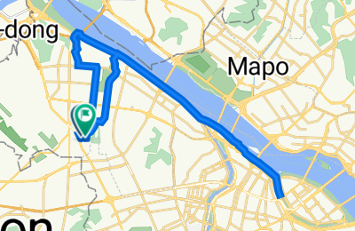 Route in der Bikemap App öffnen