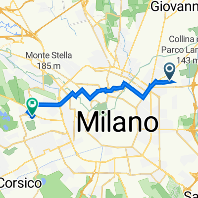 Da Via Casoretto 43, Milano a Via Alessandro Fleming 6, Milano