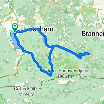 Tegernsee-MoinAlm-Spitzingsattel-Aurach-Sudelfeld-Schliersee-Tegernsee