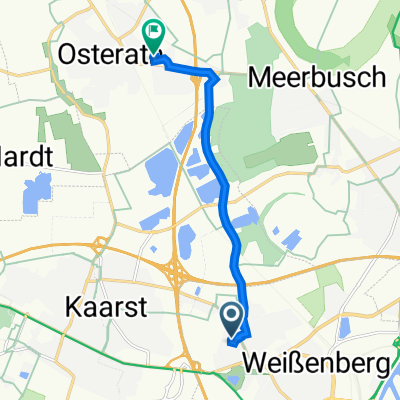 Feldstraße 42, Neuss nach Kornstraße 17, Meerbusch
