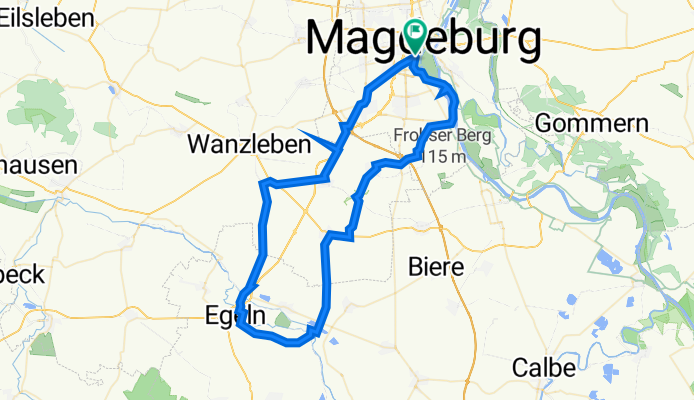 Rundtour Magdeburg - Wasserburg Egeln