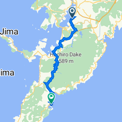 15-41, Minamiyamatemachi, Nagasaki to 123-1, Miyazakimachi, Nagasaki