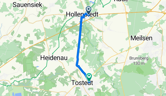 Föhrenweg 9, Samtgemeinde Hollenstedt nach Drosselweg 8, Tostedt