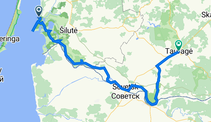 Kintai - Vente - Rusne- Rambynas- Taurage