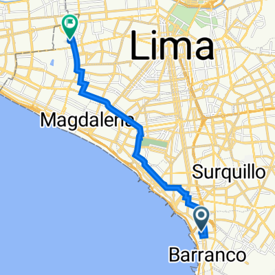 Ciclovía El Sol,  a Lima