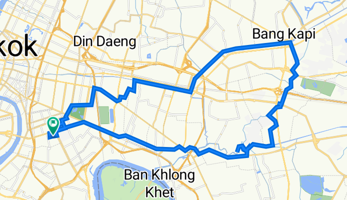 Khlongs est, nouvelle partie sud nord