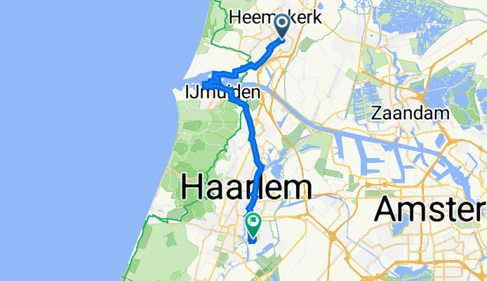 Rhônestraat 19, Heemskerk naar Texelhof 25, Haarlem