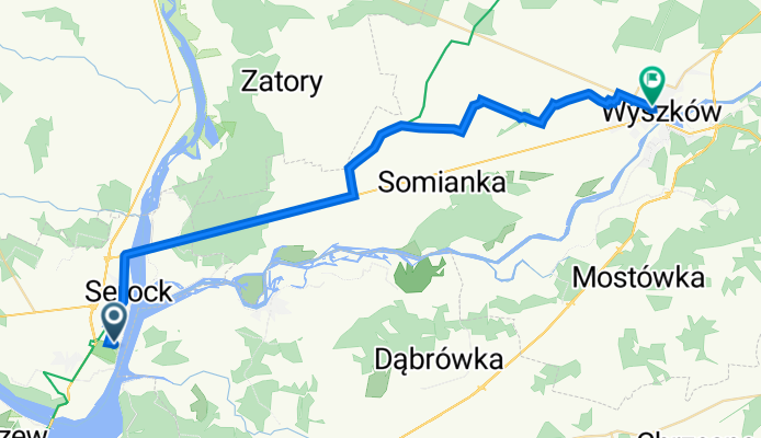 Konstantego Radziwiłła 2, Serock to rondo Kard Stefana Wyszyńskiego, Wyszkow