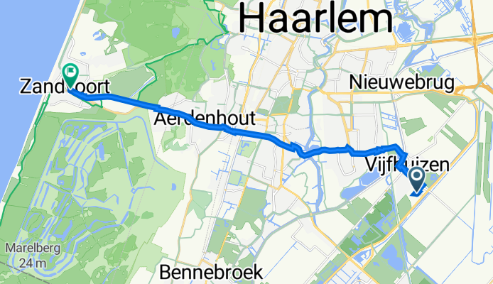 Floriadepark 101, Vijfhuizen nach Haarlemmerstraat 3, Zandvoort