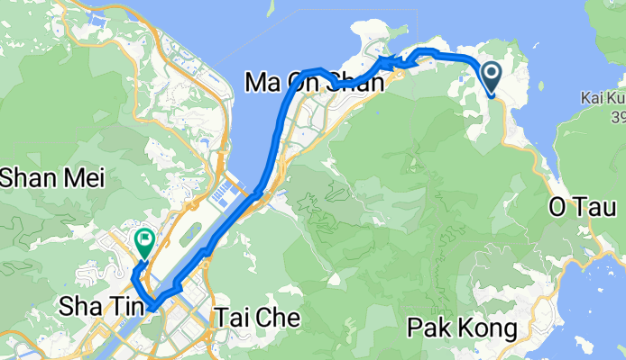 西沙路, 馬鞍山 to 樂景街, 火炭