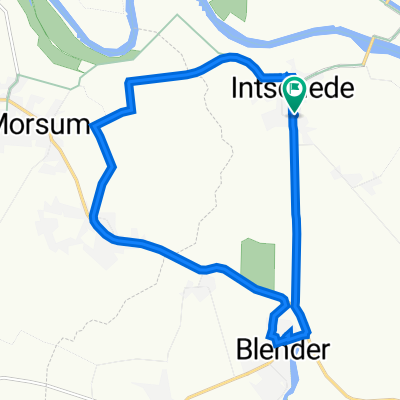 Intscheder Dorfstraße 12, Blender nach Intscheder Dorfstraße 10, Blender
