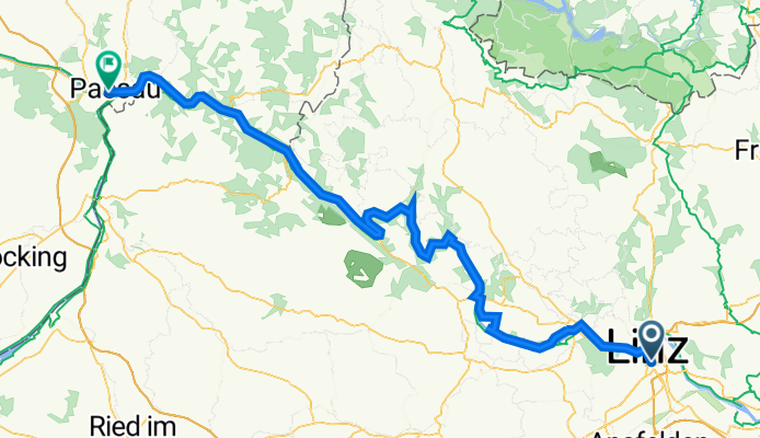 Donauradweg Linz - Passau