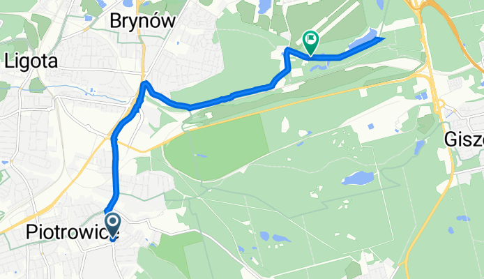 Spółdzielczości 17, Katowice do Trzech Stawów 36–38, Katowice