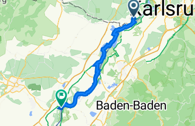 Route in der Bikemap App öffnen