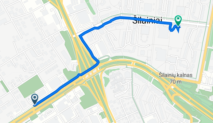 Baltų pr. 22, Kaunas to Šilainių sen., Kaunas