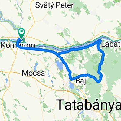 Komárno - Tardos - Tata - Komárno