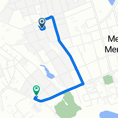 От Мирная улица 21, Мензелинск до Социалистическая улица 2, Мензелинск