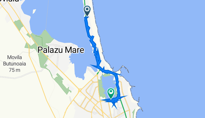 Bulevardul Mamaia, ConstanČa to Parcul copiilor, ConstanČa