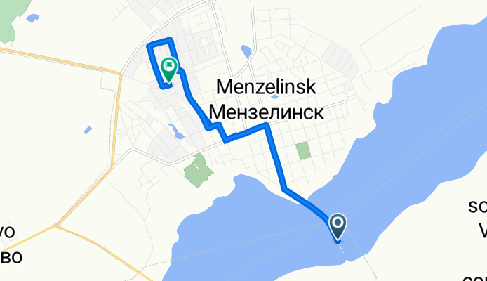 От Неизвестная дорога до Мирная улица 19, Мензелинск