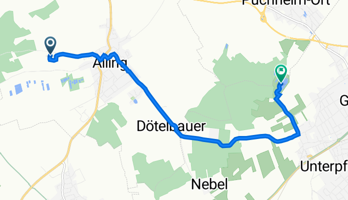 Am Weinberg 26, Alling nach Germering