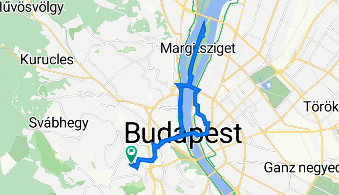 Fürj utca 27., Budapest to Fürj utca 36., Budapest
