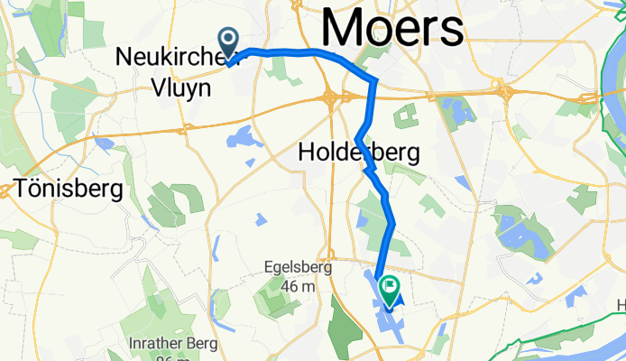 Vietenstraße 4, Neukirchen-Vluyn nach Grillplatz, Krefeld