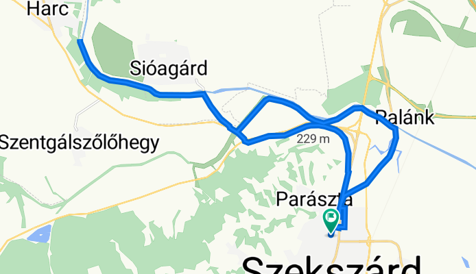 Szekszárd-Palánk-Harc-Bor utca