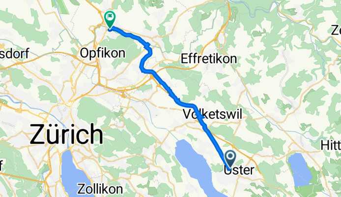 Brandstrasse 30, Uster nach Lindenstrasse 23, Kloten