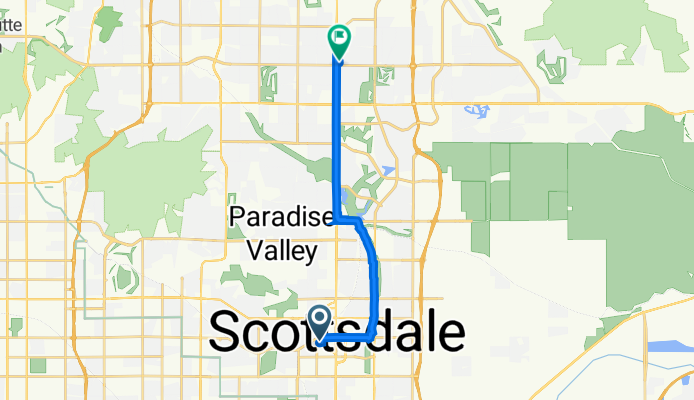 6811 E Main St, Scottsdale to 7202 E Cactus Rd, Scottsdale
