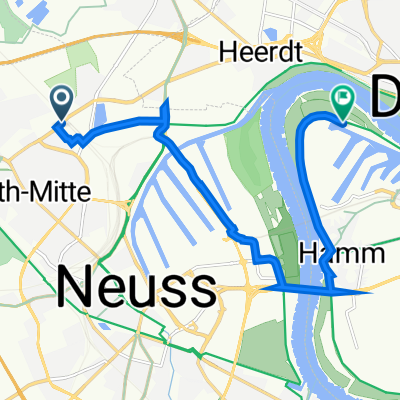 L390 230, Neuss nach Auf der Lausward 43, Düsseldorf