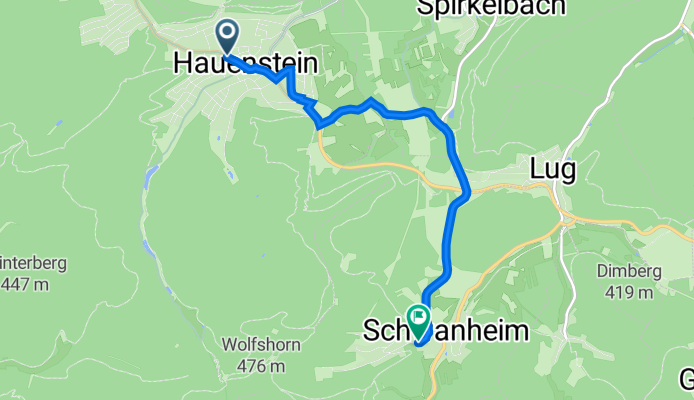 Hauenstein, Jakobsbrunnen nach Hubertusstraße 12, Schwanheim