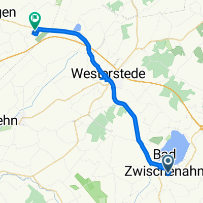 Junkerbült 8, Bad Zwischenahn nach Voßbargweg 22, Uplengen