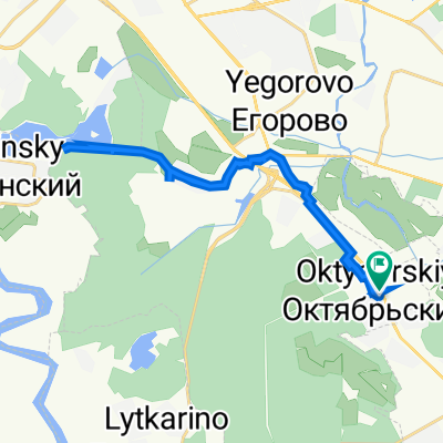 улица Ленина, 25, Октябрьский до улица Ленина, 25, Октябрьский