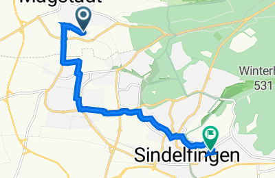 Route in der Bikemap App öffnen