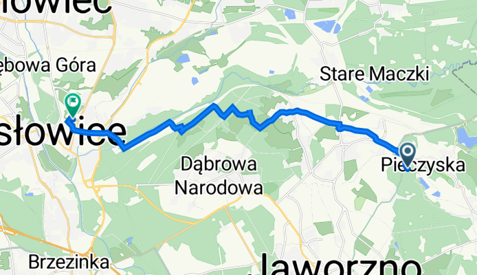 Pieczyska, Jaworzno do Wilg 19, Sosnowiec