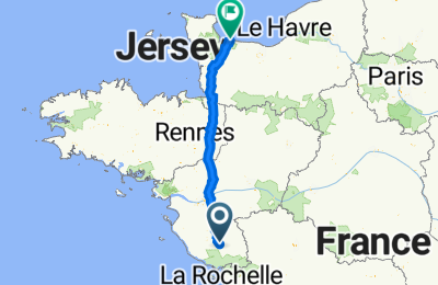 Route in der Bikemap App öffnen