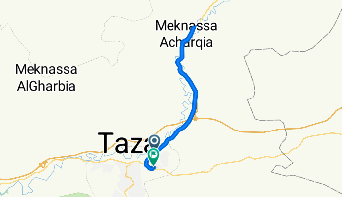 RN29, Taza à Taza