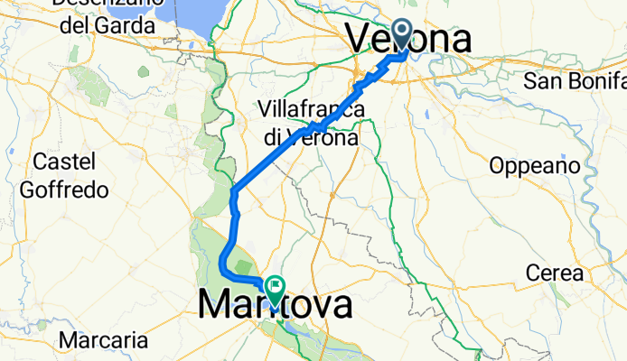Verona - Mantua Zentrum