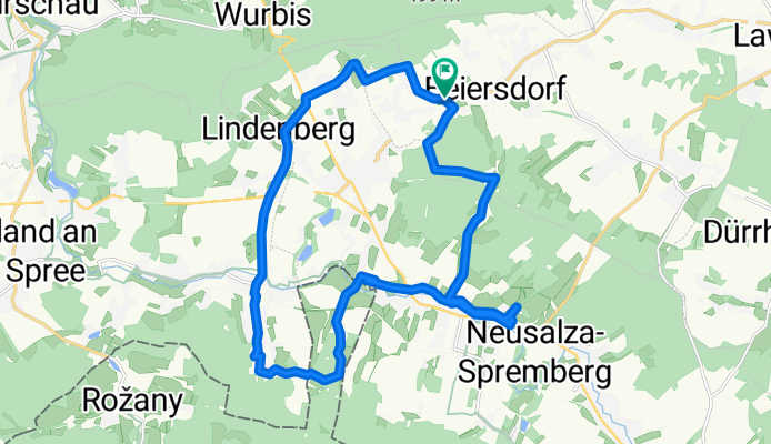 Beiersdorf-Oppach-Taubenheim-Fugau-Neusalz-Beiersdorf