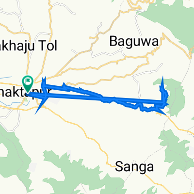 MCCH+MWQ, Bhaktapur to MCCH+MWQ, Bhaktapur
